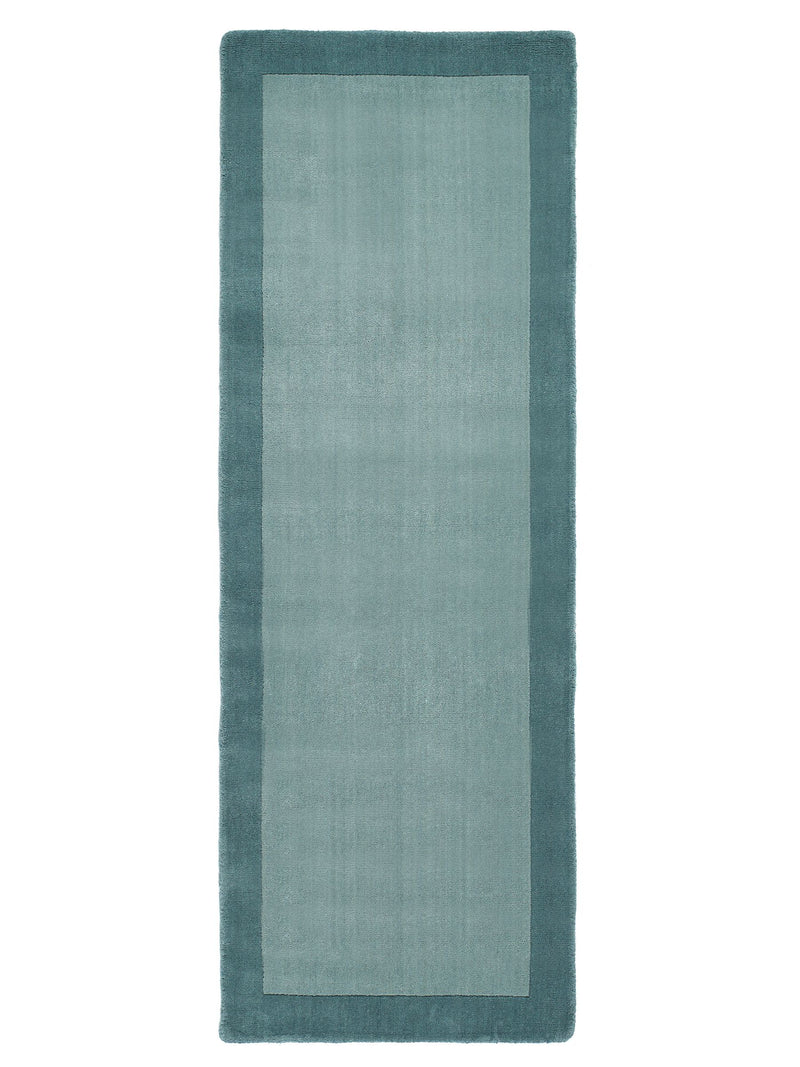 Origin Rugs duck egg blue runner rug 67x200cm - British product