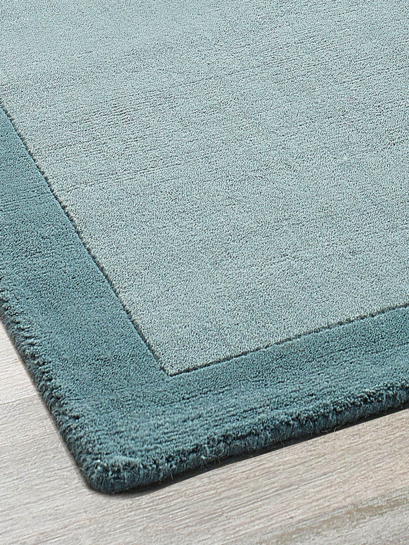 Origin Rugs duck egg blue runner rug 67x200cm - British product
