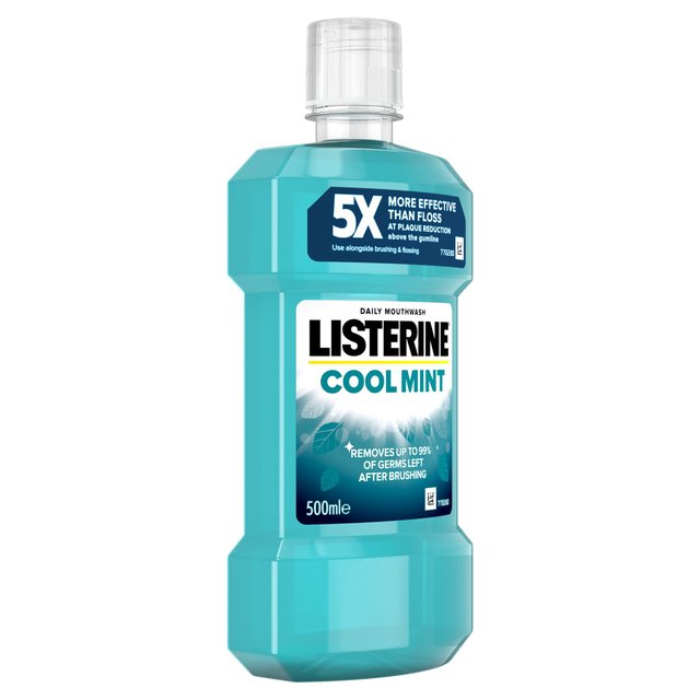 Listerine Antibacterial Mouthwash Coolmint   500ml