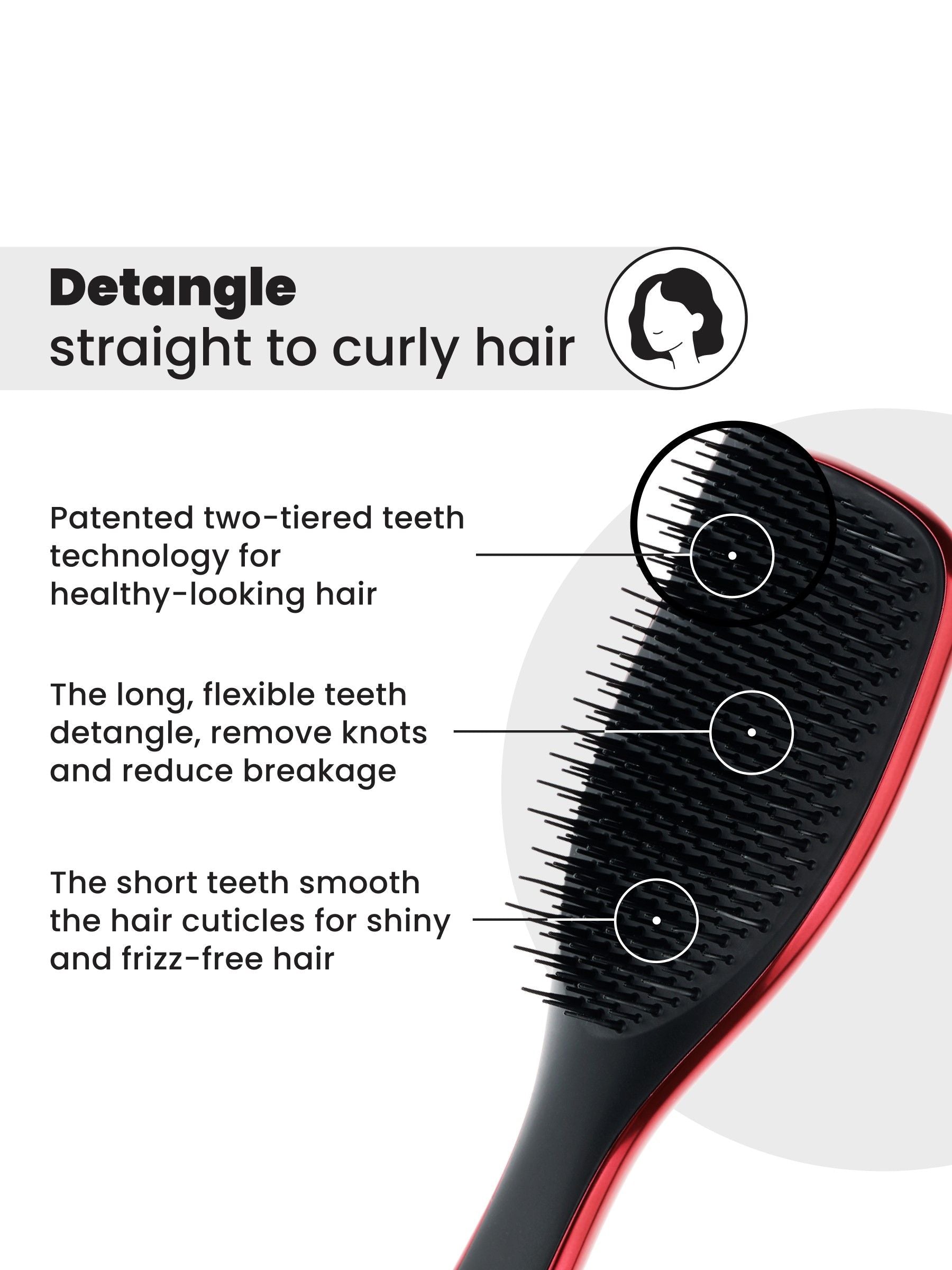 Tangle Teezer Devil Wears Prada detangler hairbrush (British brand)