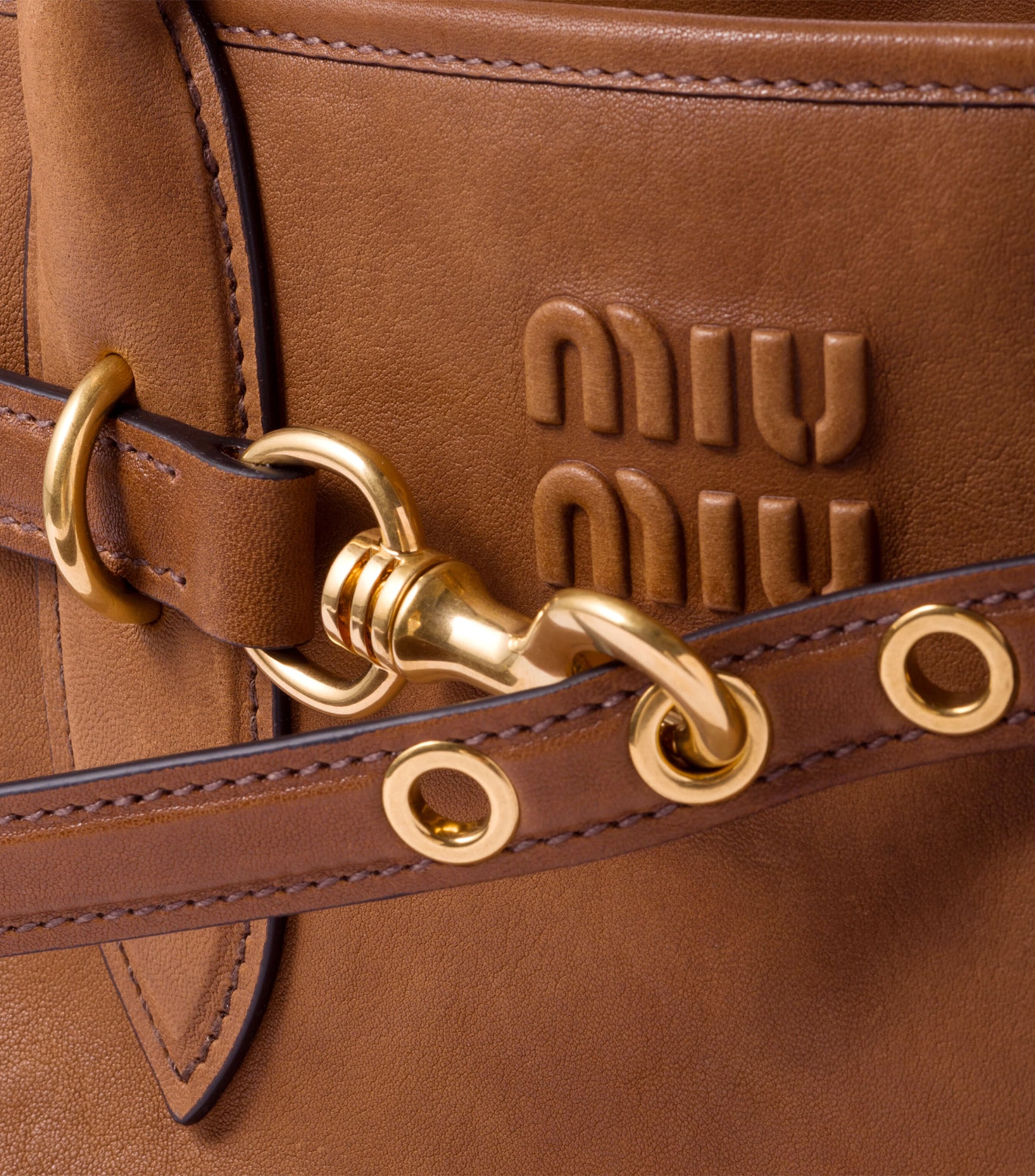 Miu Miu Aventure top-handle bag nappa leather, UK version