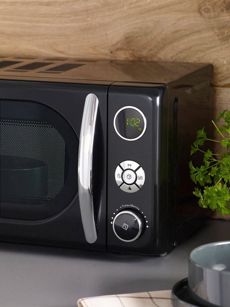 Brushed Copper Digital Microwave 20L - British product