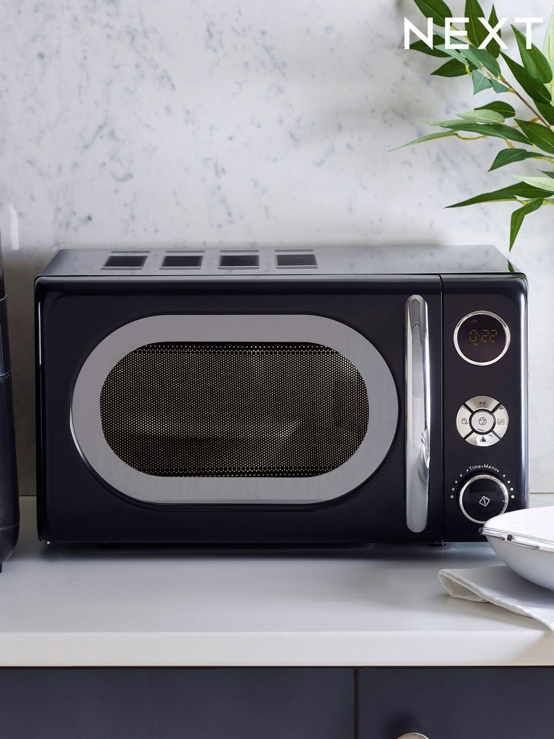 Brushed Copper Digital Microwave 20L - British product