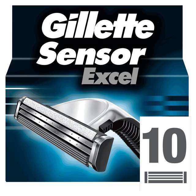 Gillette Sensor Excel Razor Blades   10 per pack GOODS M&S   