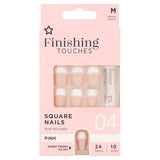 Superdrug Finishing Touches Fake Nails Medium Pink GOODS Superdrug   