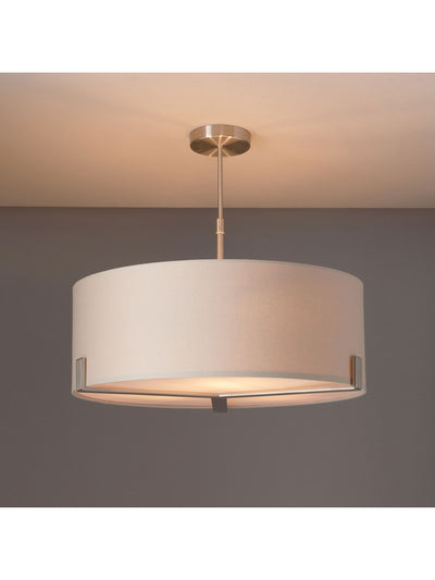 Next Gallery Grey Stoke Nickel Pendant Ceiling Light- Buy online at McGrocer