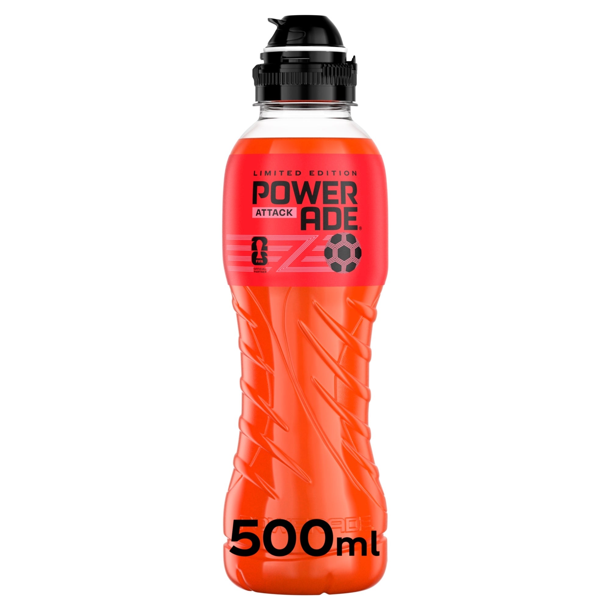 Powerade Attack limited edition sports drink 12x500ml (British brand)