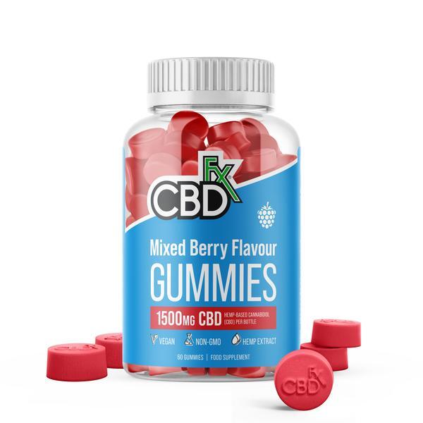 CBDfx Mixed Berry CBD Gummies 1500mg CBD GOODS Superdrug   