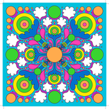 Lush Knot Wrap Psychedelic Summer 70cm, imported from the UK