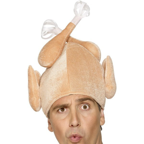 Smiffys Turkey Hat nude costume accessory, imported from the UK