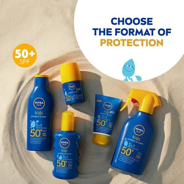 NIVEA SUN Kids Suncream Lotion SPF50+ Protect&Moisture 200ml GOODS Superdrug   