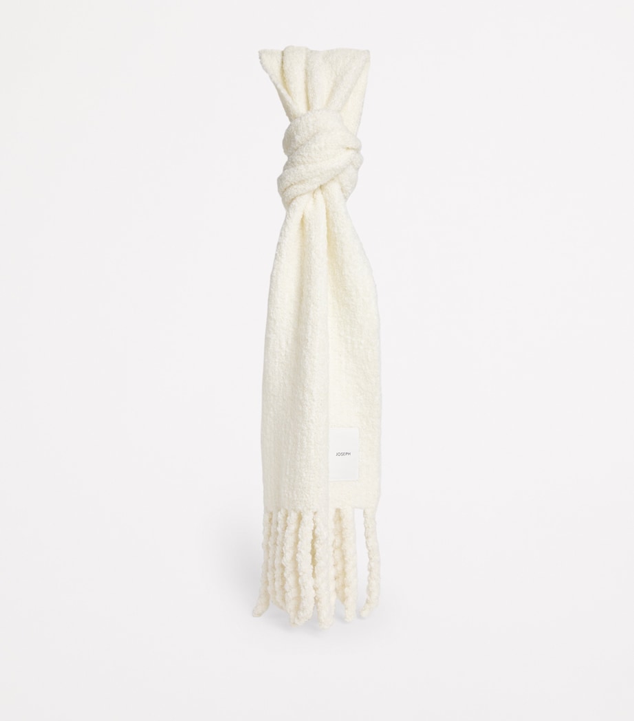Joseph bouclé knit scarf 205cm x 40cm (British brand)