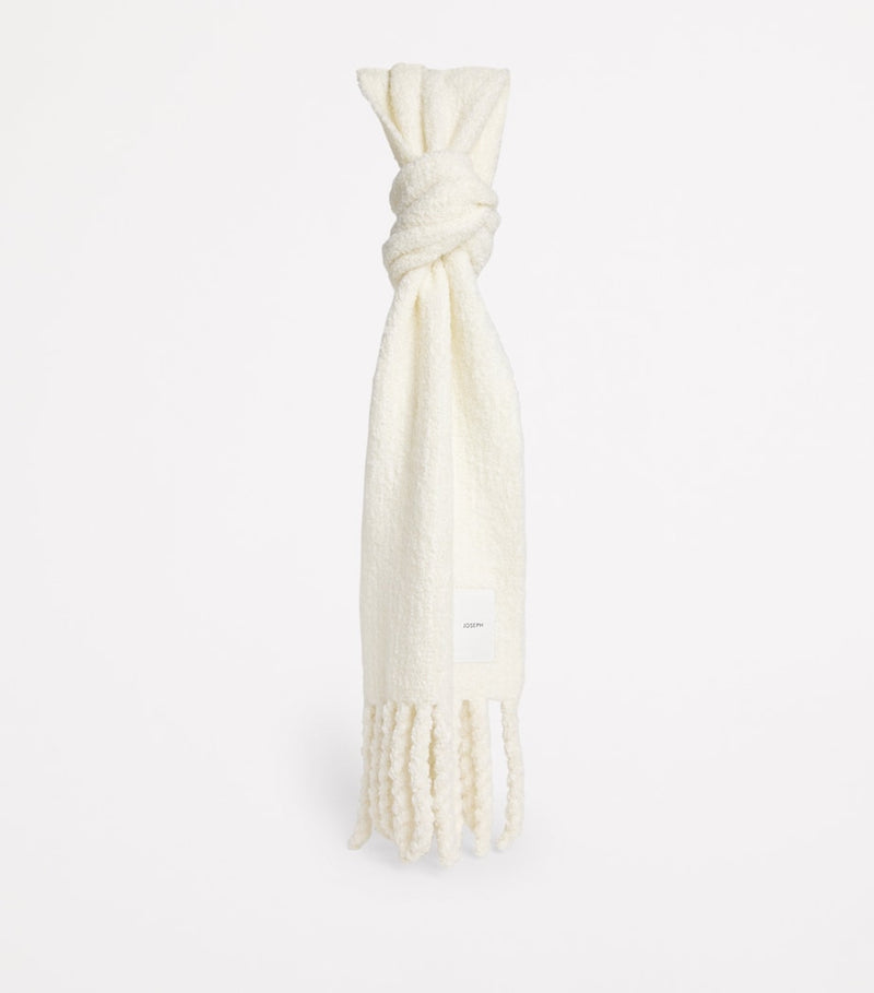 Joseph bouclé knit scarf 205cm x 40cm (British brand)