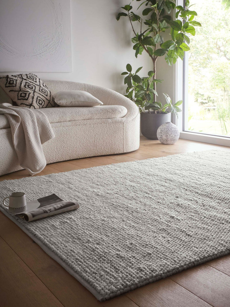 Origin Rugs Silver Bobble Wool Blend La Playa Rug