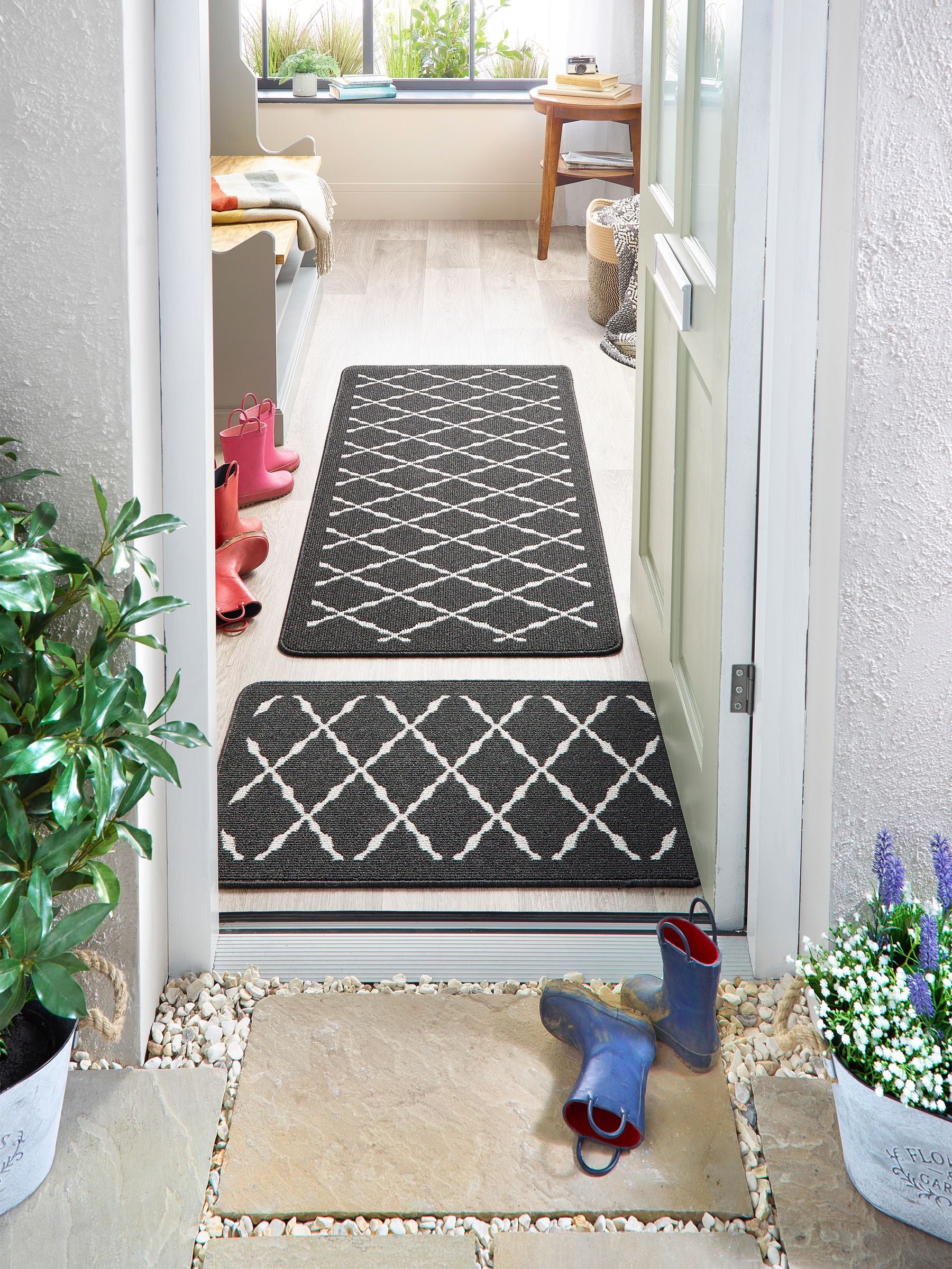 My Mat Charcoal Arbor small runner - British product