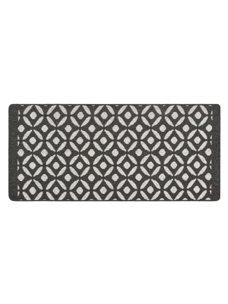 My Mat charcoal crescent large runner, imported from the UK