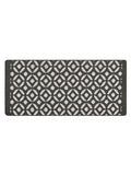 My Mat charcoal crescent large runner, imported from the UK
