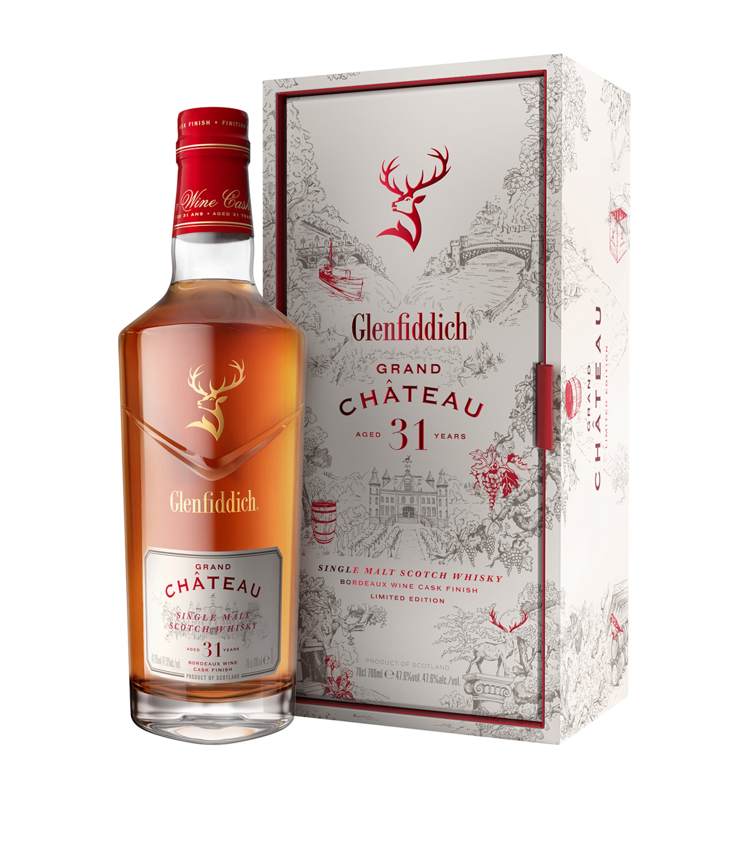 Glenfiddich 31-Year-Old Grand Chateâu single malt Scotch whisky 70cl, UK version