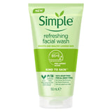 Simple Kind to Skin Refreshing Facial Gel Wash   150ml GOODS M&S   