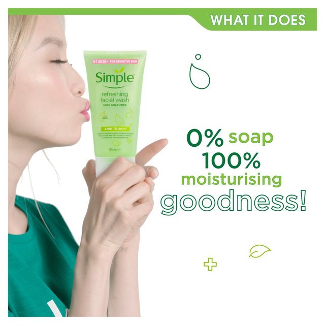 Simple Kind to Skin Refreshing Facial Gel Wash   150ml GOODS M&S   