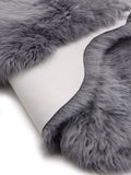 Origin Rugs grey sheepskin rug - British product