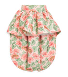 Mama Luma high-low skirt with lotus print for ages 3-12 years, imported from the UK