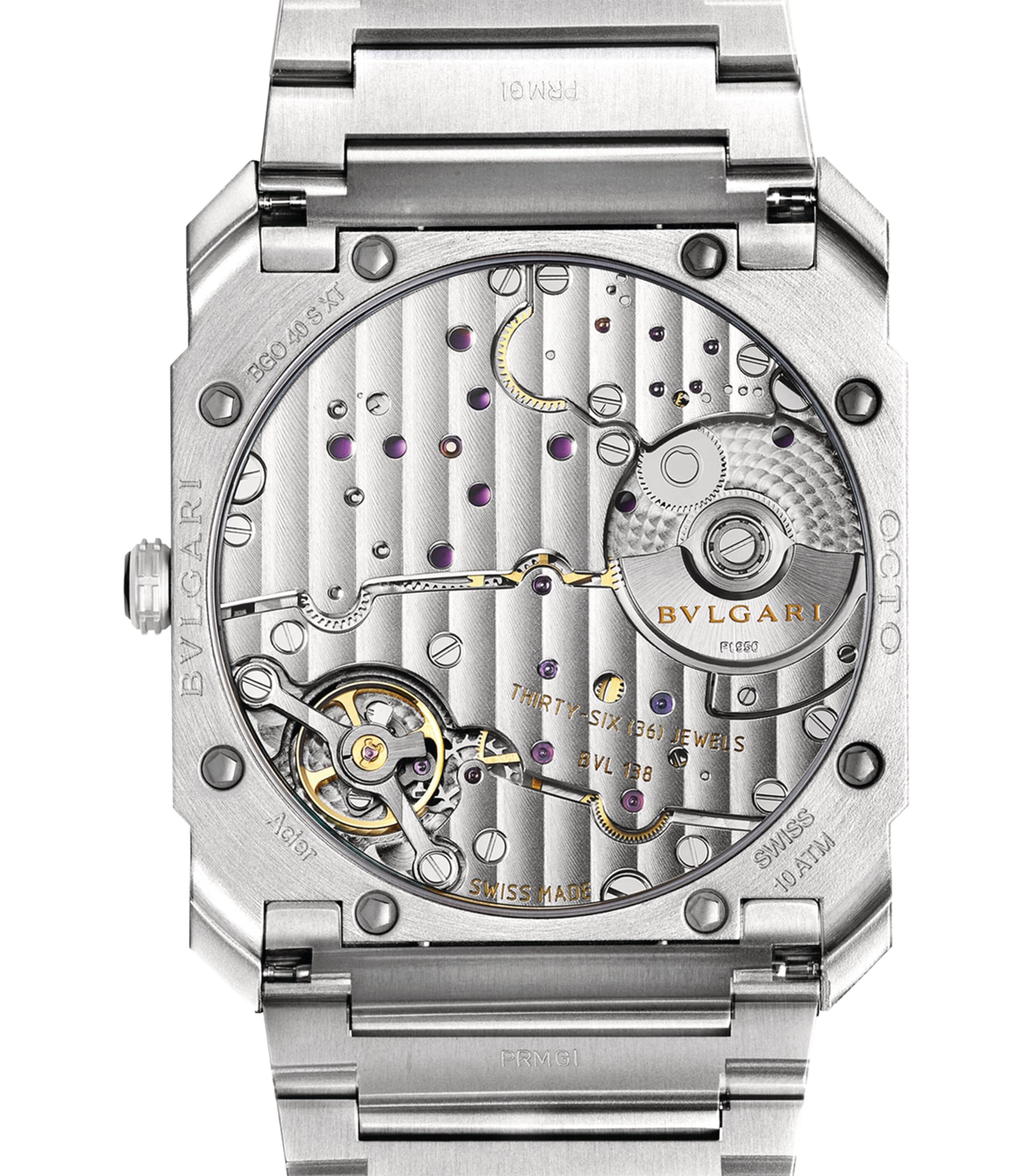 Bvlgari Octo Finissimo stainless steel automatic watch 40mm - British product
