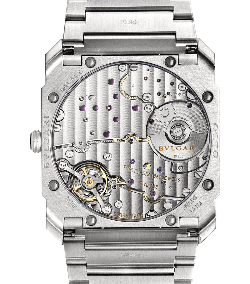 Bvlgari Octo Finissimo stainless steel automatic watch 40mm - British product