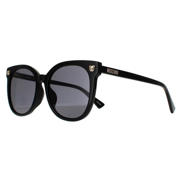 Moschino black square sunglasses model MOS088/F/S (British brand)