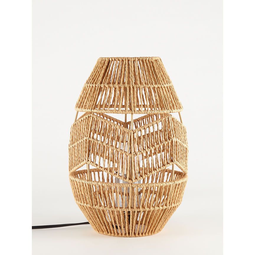 George Home Rattan Table Lamp General Household ASDA   