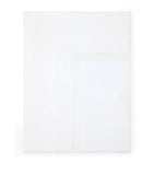 Egyptian Cotton King Flat Sheet with Triple-Embroidered Stripe, 275cm x 275cm