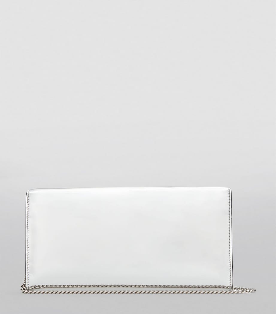 Jimmy Choo Emmie clutch bag with chain strap, imported from the UK