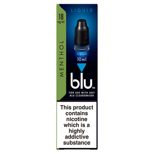 Blu E-liquid Menthol Electronic cigarettes Sainsburys   