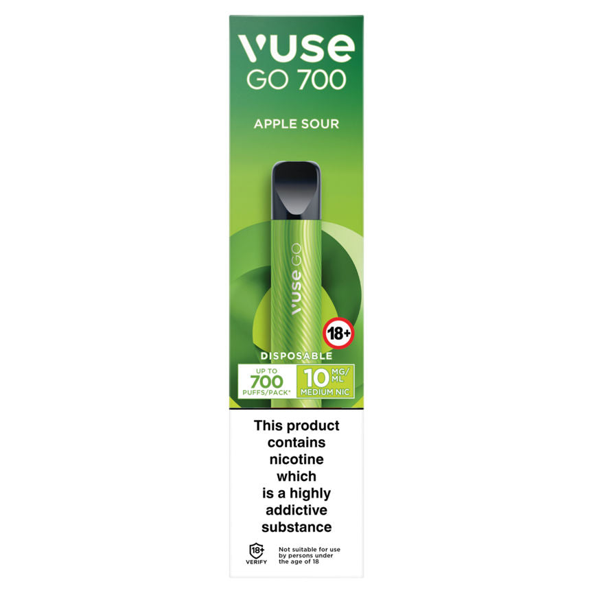 Vuse Go 700 Apple Sour Disposable GOODS ASDA   