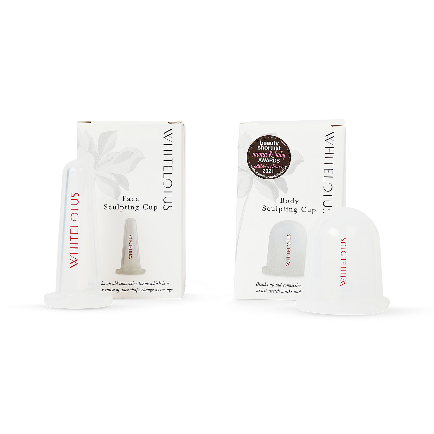White Lotus Beauty cupping set 3-piece, imported from the UK
