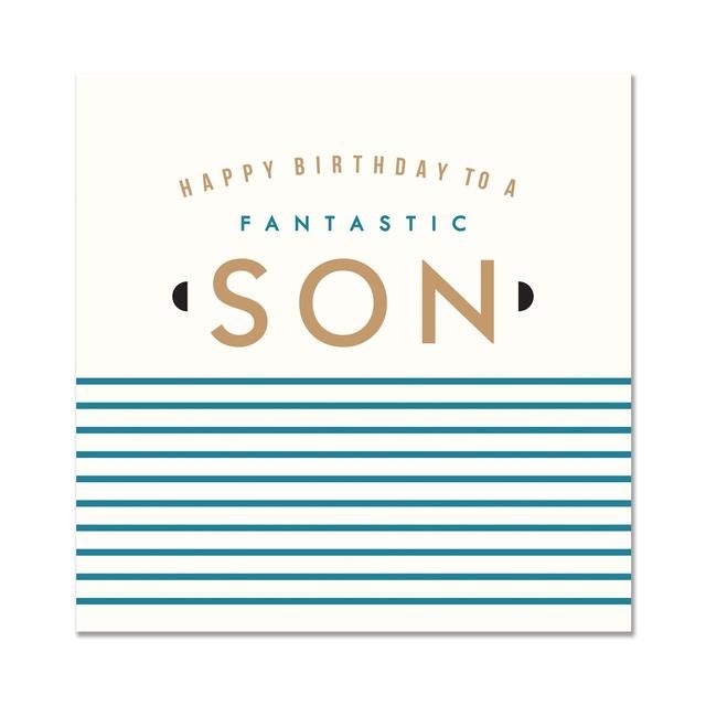 Happy Birthday Fantastic Son Card Miscellaneous M&S   