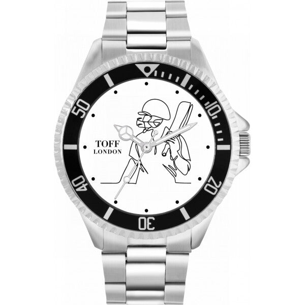 Toff London cricket watch white dial 42mm - British product