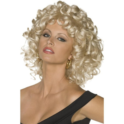 Superdrug Smiffys Grease Sandy Last Scene Wig Blonde Curly- Buy online at McGrocer