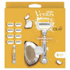 Venus ComfortGlide women's razor with coconut and Olay 8 blades (British brand)