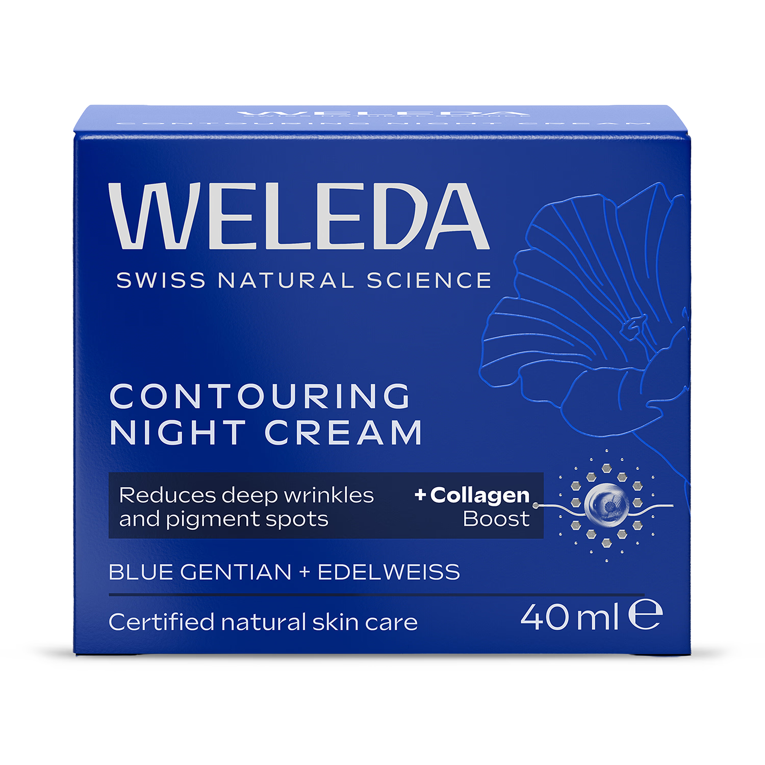 Weleda Blue Gentian & Edelweiss Contouring Night Cream 40ml (British brand)