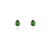 Cachet Ran earrings with Fern Green crystal (British brand)