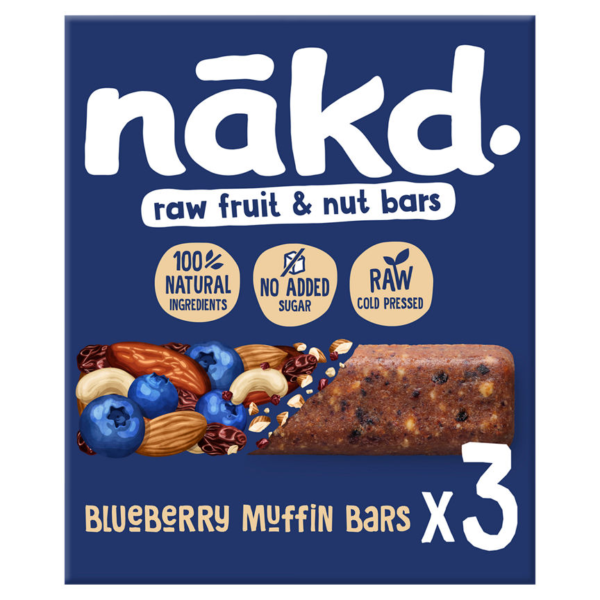 Nakd Blueberry Muffin Fruit & Nut Bar GOODS ASDA   