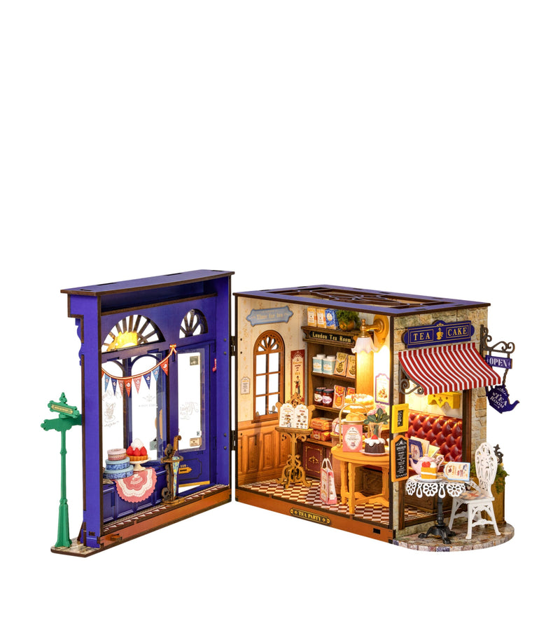 Robotime Leisure Time Tea Room Set model kit, imported from the UK