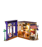 Robotime Leisure Time Tea Room Set model kit, imported from the UK