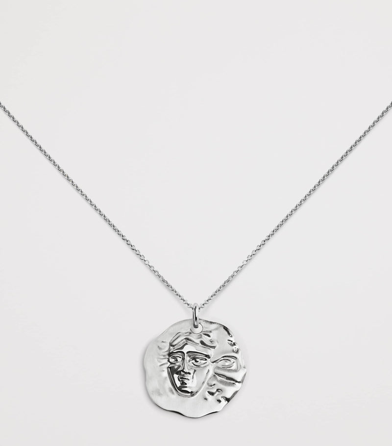 Monica Vinader sterling silver Gemini zodiac necklace 46cm - British product