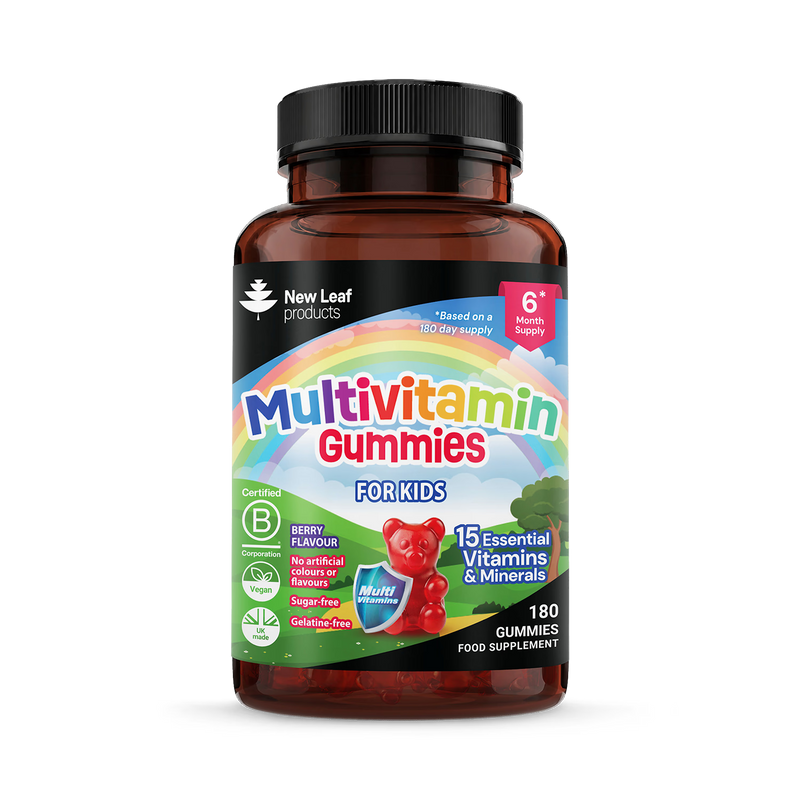 Multivitamin kids gummies 180 count, imported from the UK