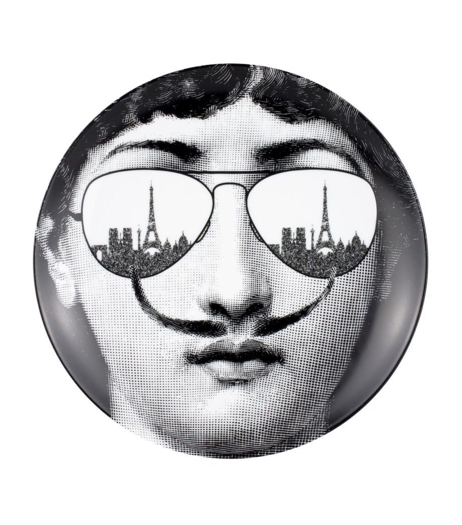Fornasetti Tema e Variazioni wall plate No. 373 26cm ceramic, UK version