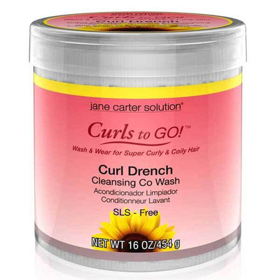 Superdrug Jane Carter Curls To Go Curl Drench Cleansing Conditioner Curly Hair Care- Buy online at McGrocer