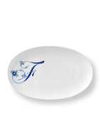 Royal Copenhagen Alphabet Coll oval plate 23.5cm, imported from the UK