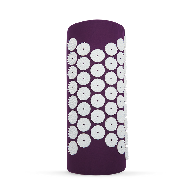 Acupressure mat and pillow set with 10,710 pressure points, imported from the UK